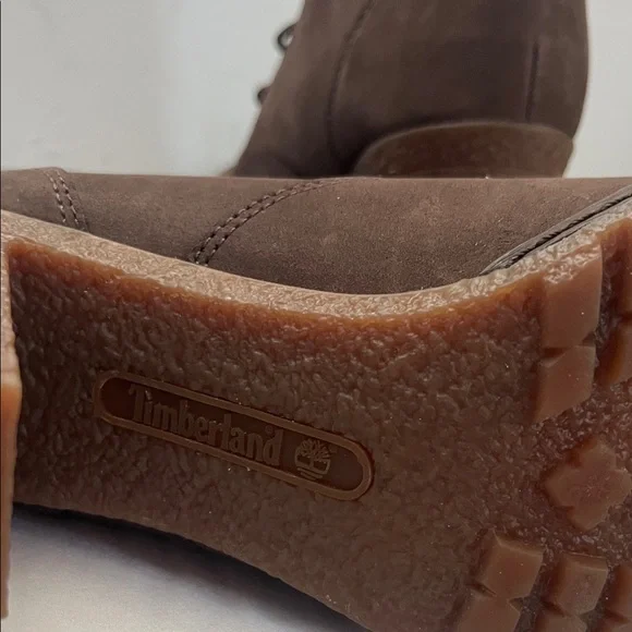 Timberland Women's Dark Brown Heeled Boots - Picture 6 of 7